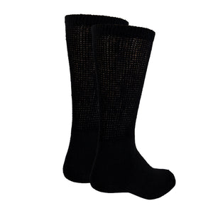 Truform Premiere Diabetic Socks for Men and Women, Medical Style Crew Length, Mid Calf Height