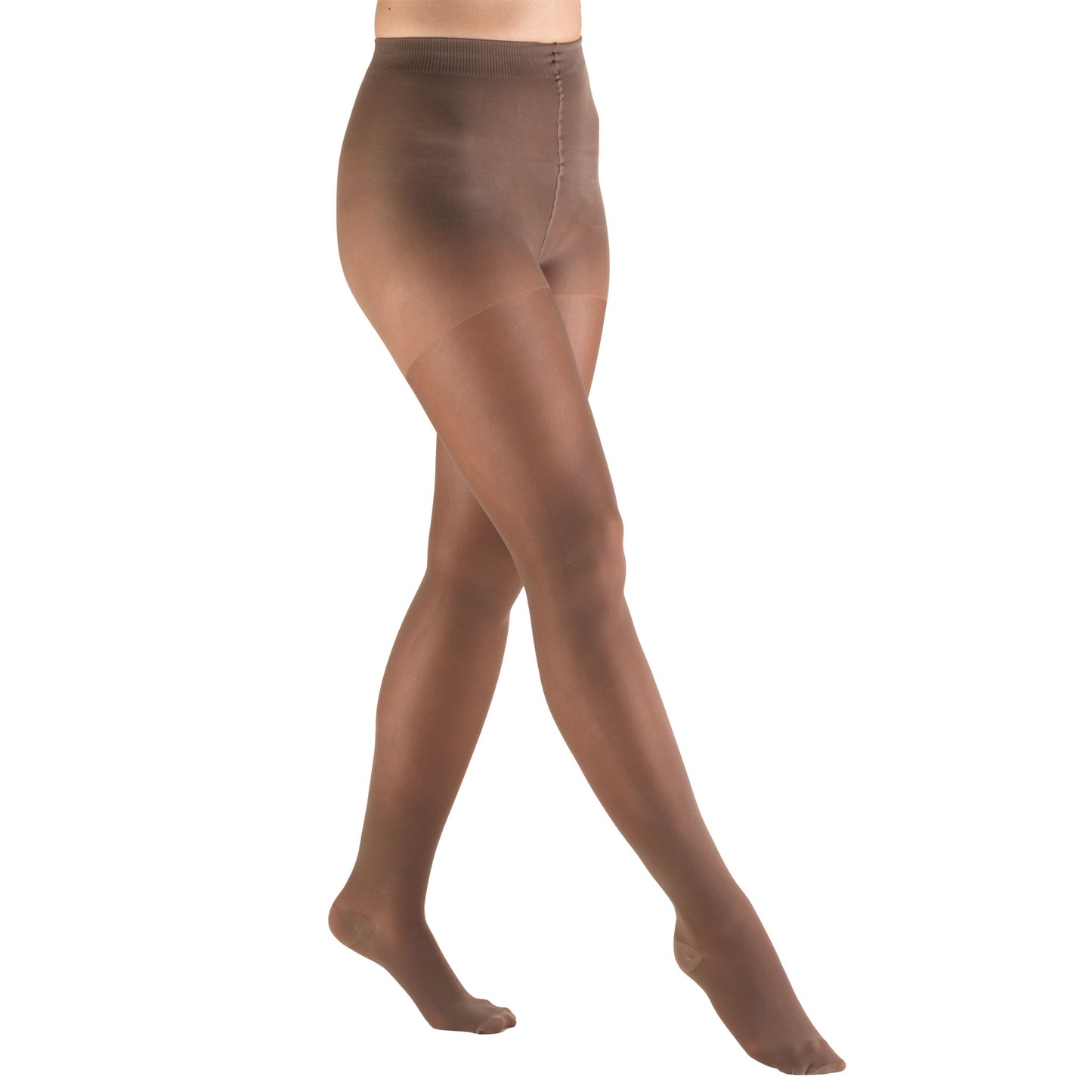 Truform Sheer Compression Pantyhose, 20-30 mmHg, Women's Shaping Tights, 20 Denier