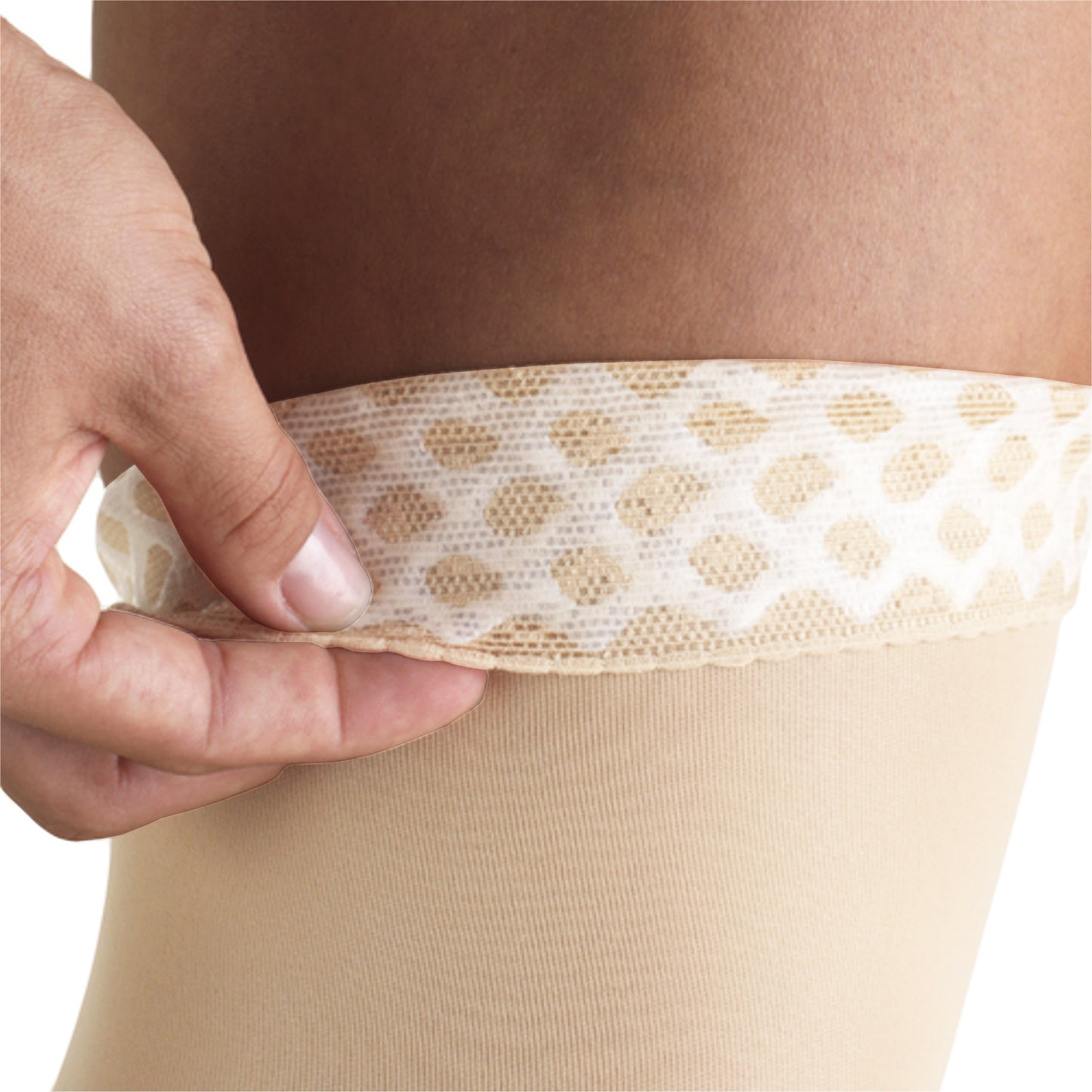 Truform Sheer Compression Stockings, 20-30 mmHg, Women's Thigh High Length, 30 Denier