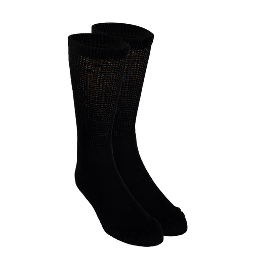Truform Premiere Diabetic Socks for Men and Women, Medical Style Crew Length, Mid Calf Height