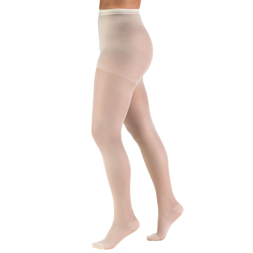 Truform 15-20 mmHg Compression Pantyhose, Sheer 20 Denier Women's Shaping Tights