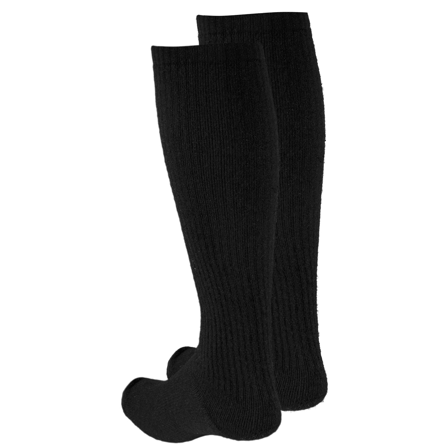 Truform Diabetic Compression Socks for Men and Women, 8-15 mmHg Knee High Over Calf Length