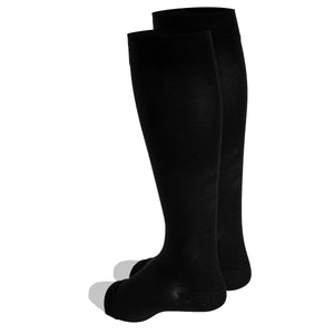 Truform 20-30 mmHg Compression Stockings for Men and Women, Knee High Length, Open Toe
