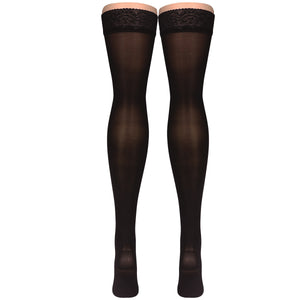 Truform Sheer Compression Stockings, 20-30 mmHg, Women's Thigh High Length, 30 Denier