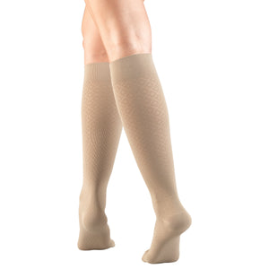 Truform Compression Socks, 15-20 mmHg, Women's Dress Socks, Knee High Over Calf Length