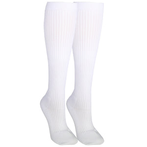 Truform Compression Socks, 20-30 mmHg, Men's Gym Socks, Knee High Over Calf Length