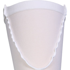 Truform Surgical Stockings, 18 mmHg Compression for Men and Women, Thigh High Length, Open Toe