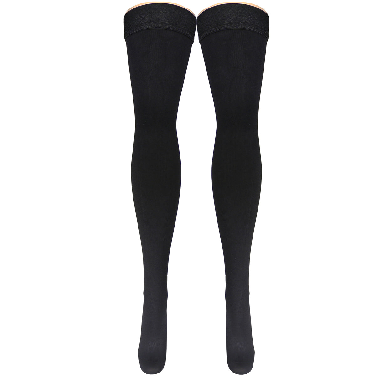 Truform Compression Socks, 20-30 mmHg, Men's Dress Socks, Thigh High Over Knee Length