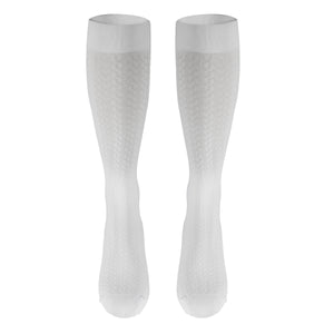 Truform Compression Socks, 15-20 mmHg, Women's Dress Socks, Knee High Over Calf Length
