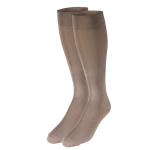 Truform Compression Socks, 15-20 mmHg, Women's Dress Socks, Knee High Over Calf Length