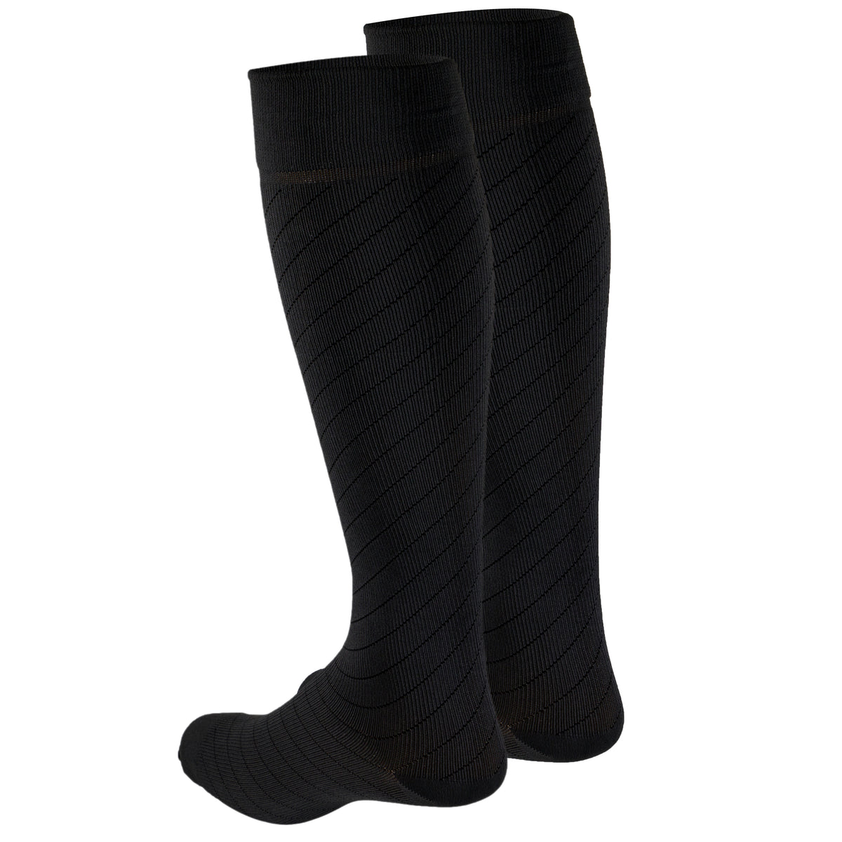 Truform Travel Compression Socks for Men and Women, 15-20 Knee High Over Calf Length