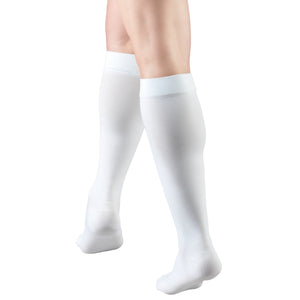 Truform Surgical Stockings, 18 mmHg Compression for Men and Women, Knee High Length, Closed Toe