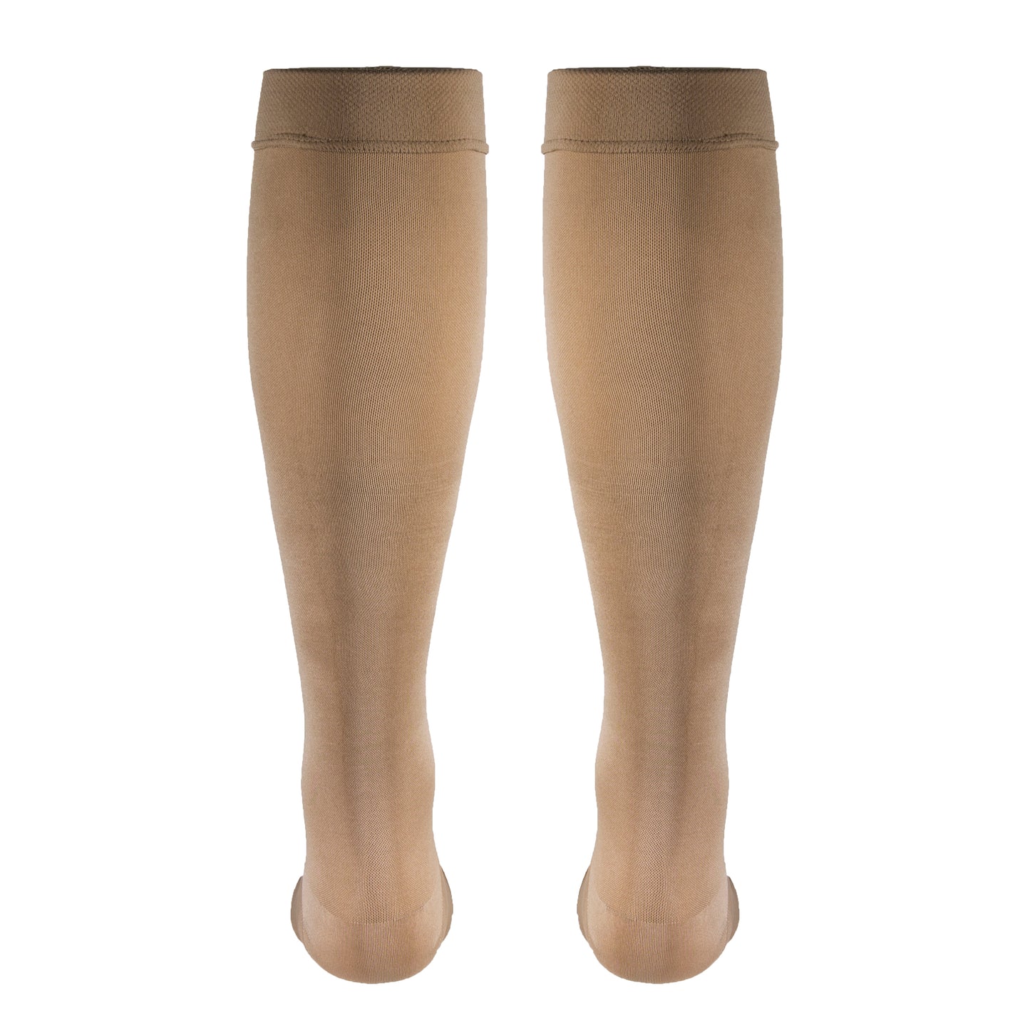 Truform Women's Compression Stockings, 20-30 mmHg, Knee High Length, Open Toe, Opaque