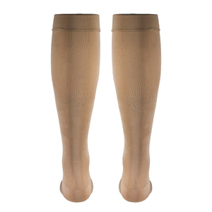 Truform Women's Compression Stockings, 20-30 mmHg, Knee High Length, Open Toe, Opaque