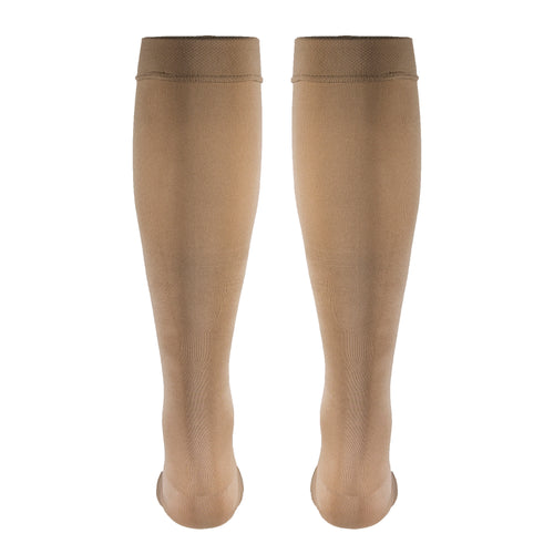 Truform Women's Compression Stockings, 20-30 mmHg, Knee High Length, Open Toe, Opaque