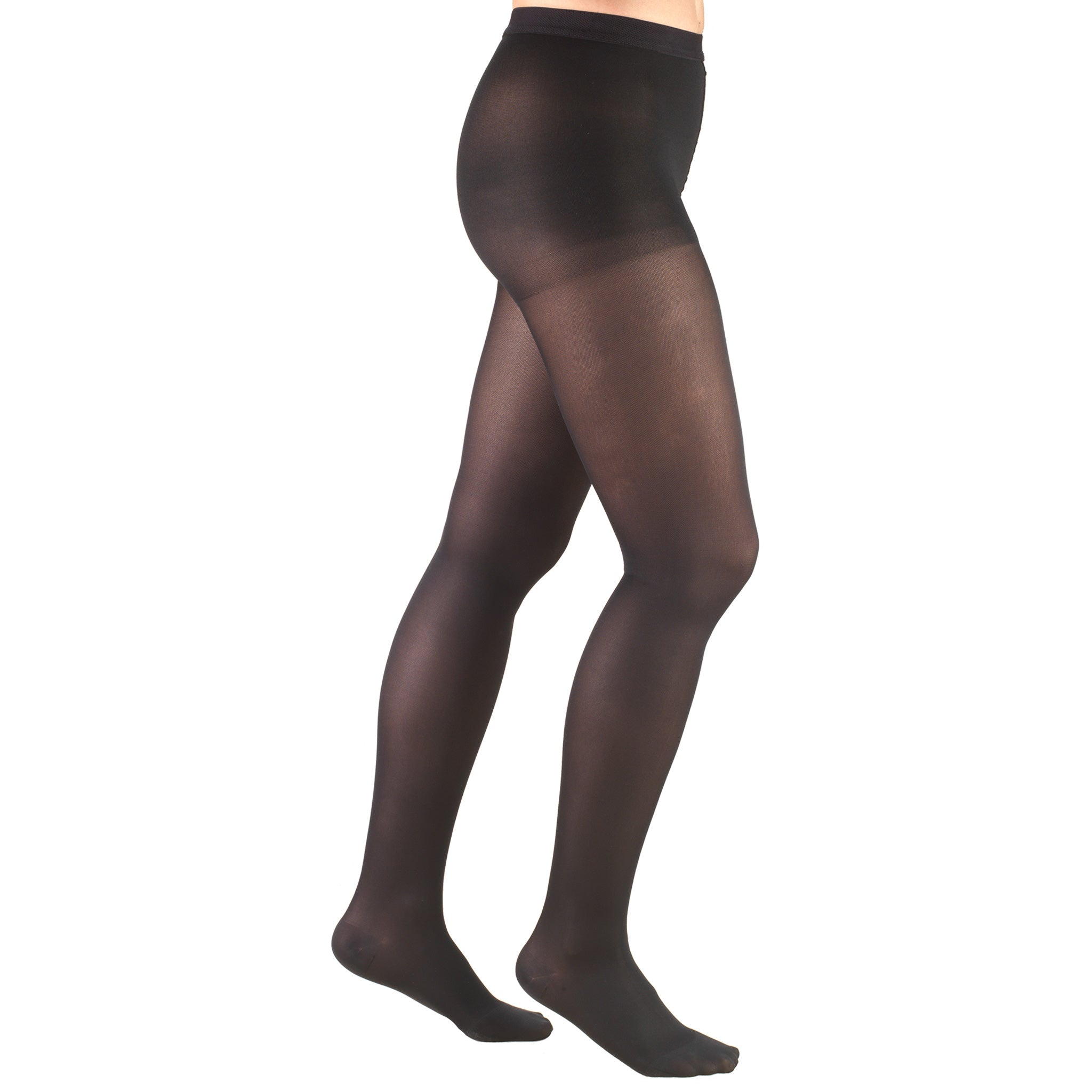 Truform Women's Compression Pantyhose, 15-20 mmHg, Opaque Hosiery Support Shaping Tights