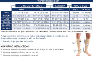 Truform 20-30 mmHg Medical Compression Stockings, Smooth Stretch Microfiber, Knee High, Open Toe
