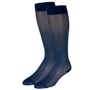 Truform Sheer Compression Stockings, 15-20 mmHg, Women's Knee High Length, 20 Denier