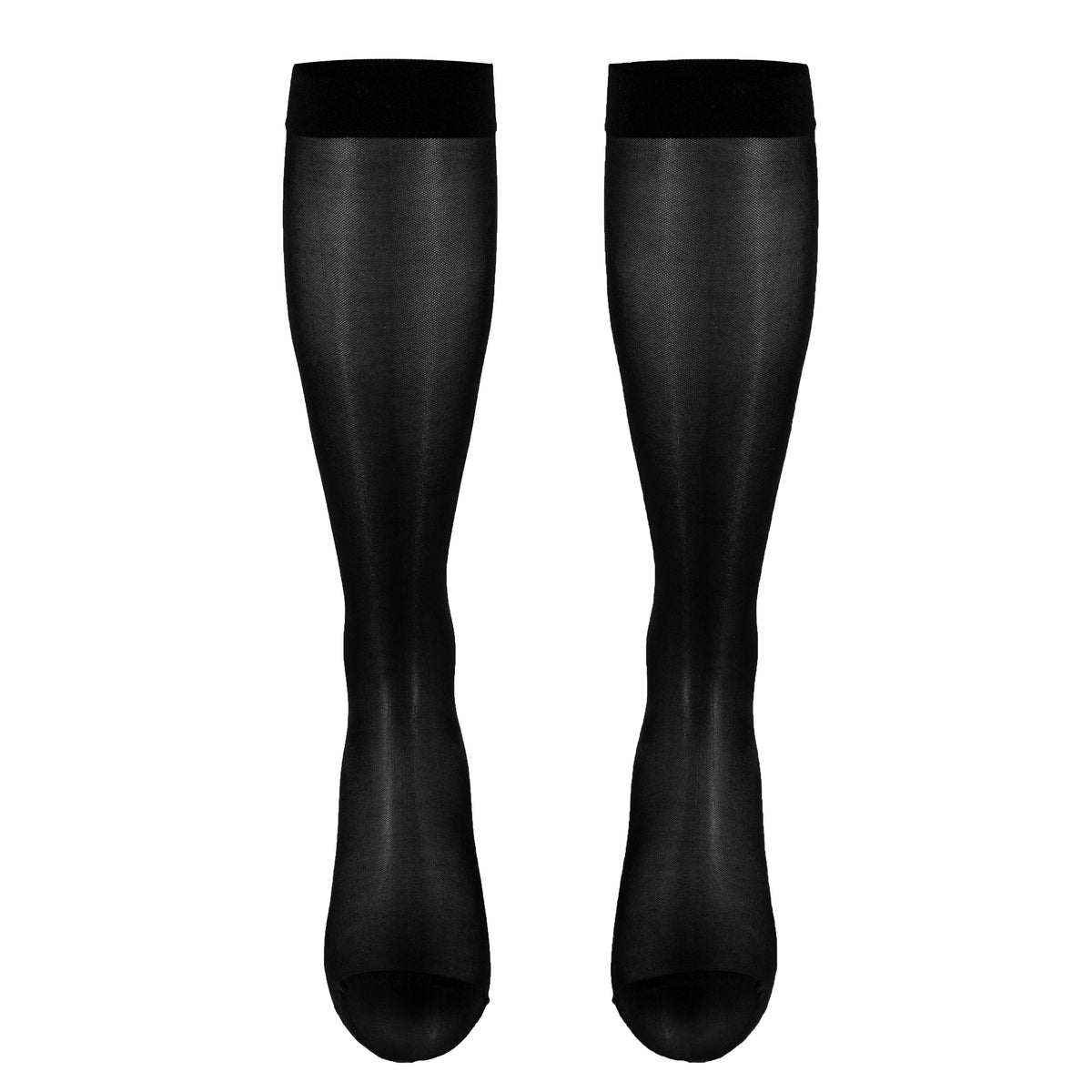Truform Sheer Compression Stockings, 15-20 mmHg, Women's Knee High Length, 20 Denier