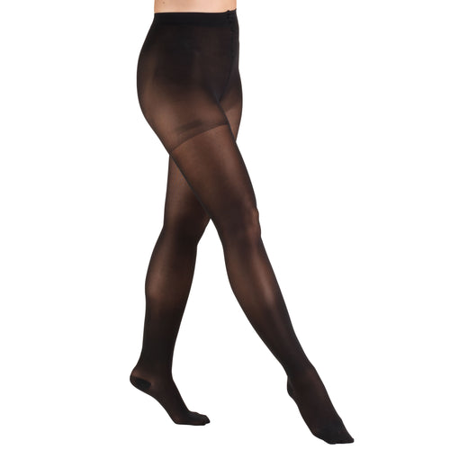 Truform Sheer Compression Pantyhose, 20-30 mmHg, Women's Shaping Tights, 20 Denier