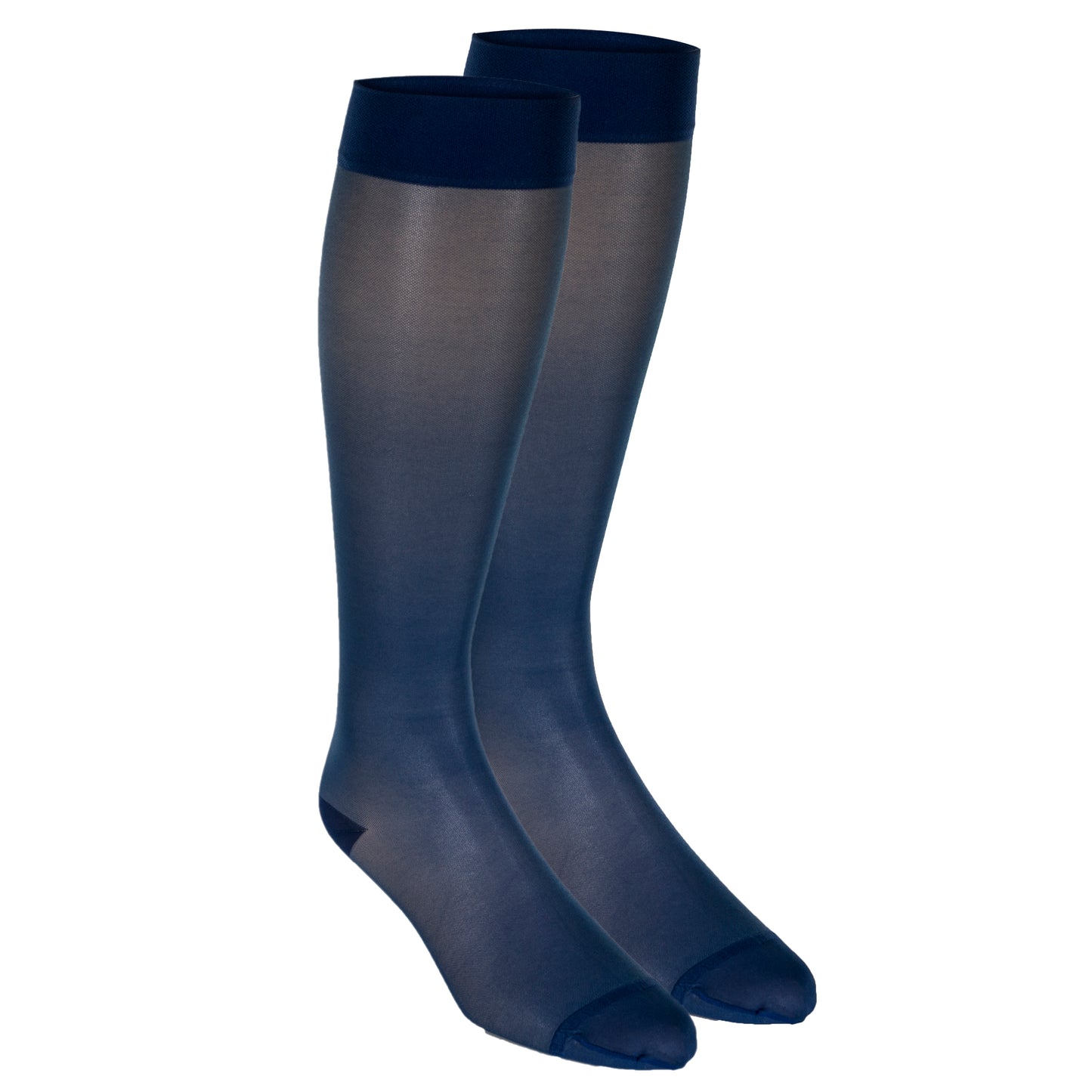 Truform Sheer Compression Stockings, 15-20 mmHg, Women's Knee High Length, 20 Denier