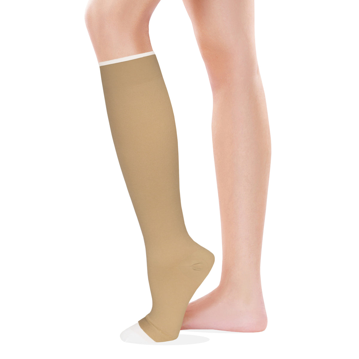 Truform Venous Ulcer Layered Compression Stocking Kit for Men and Women, 30-40 mmHg, Knee High Length, Open Toe