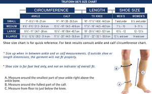 Truform 15-20 mmHg Compression Stockings for Men and Women, Knee High Length, Open Toe