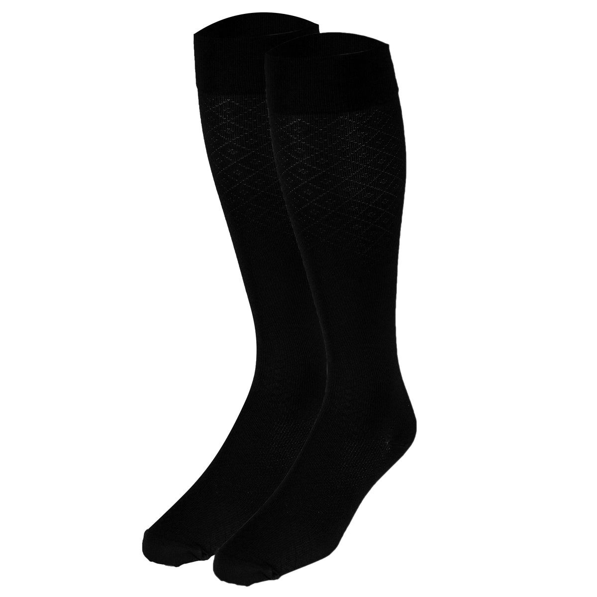 Truform Compression Socks, 15-20 mmHg, Women's Dress Socks, Knee High Over Calf Length