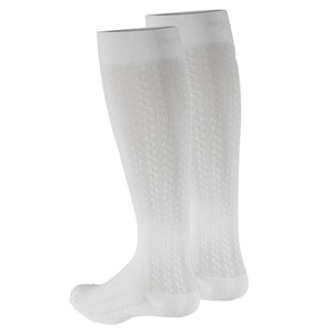Truform Compression Socks, 15-20 mmHg, Women's Dress Socks, Knee High Over Calf Length