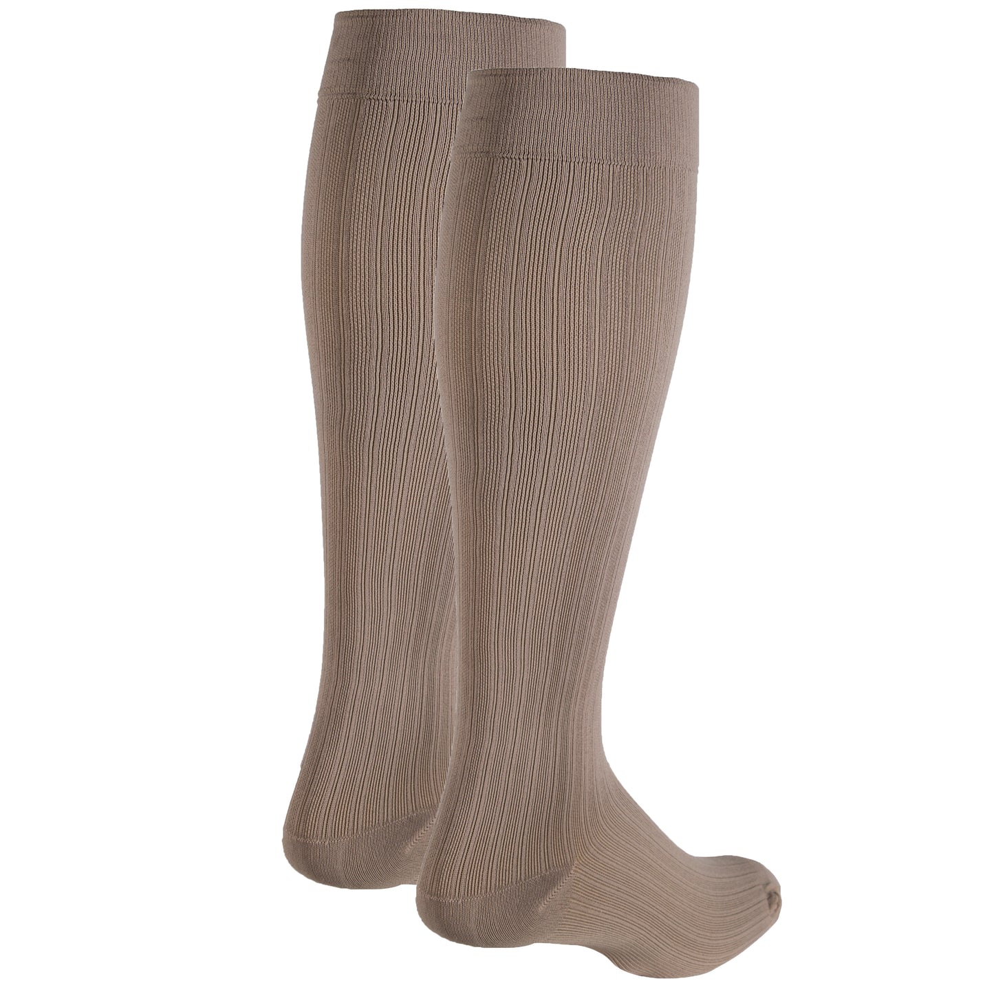 Truform Compression Socks, 15-20 mmHg, Women's Dress Socks, Knee High Over Calf Length