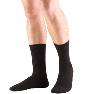 Truform Medical Compression Socks for Men and Women, 8-15 mmHg Crew Length to Mid-Calf