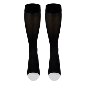 Truform Women's Compression Stockings, 15-20 mmHg, Knee High Length, Open Toe, Opaque