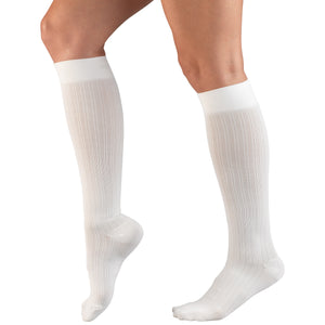 Truform Compression Socks, 15-20 mmHg, Women's Dress Socks, Knee High Over Calf Length
