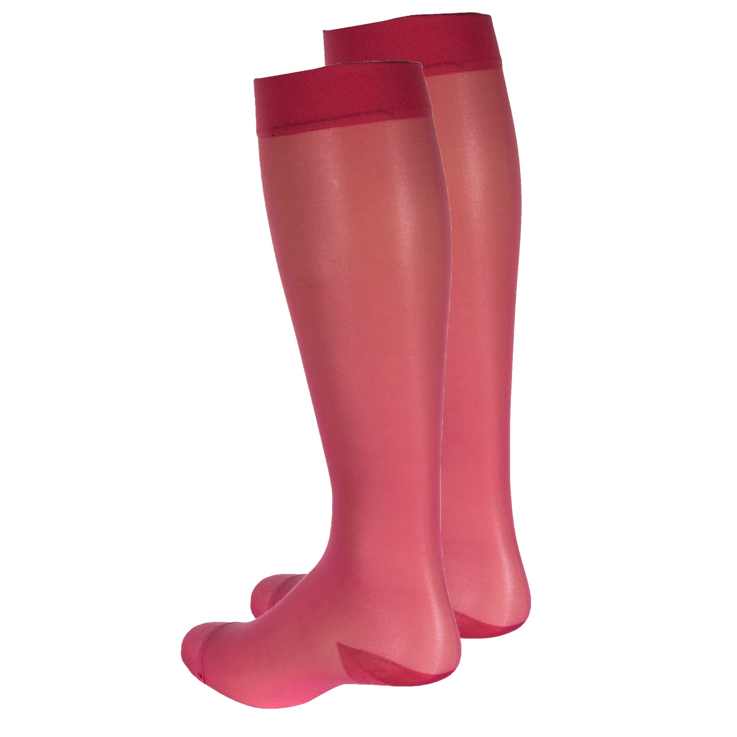 Truform Sheer Compression Stockings, 15-20 mmHg, Women's Knee High Length, 20 Denier